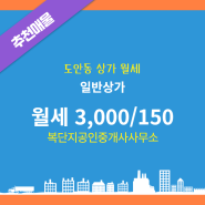 도안동 월세 매물정보