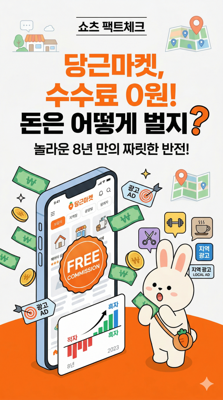 🥕 당근마켓 8년 만의 흑자 전환, 수수료 0원으로 수익 낸 비결 : 네이버 블로그