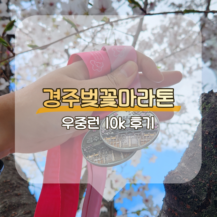 제33회 경주벚꽃마라톤 10k 우중런 후기