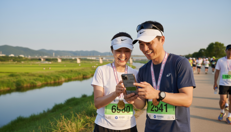 2026 나주영산강 마라톤 기록조회 드디어 떴다! 완주 기록 실시간 조회 안내