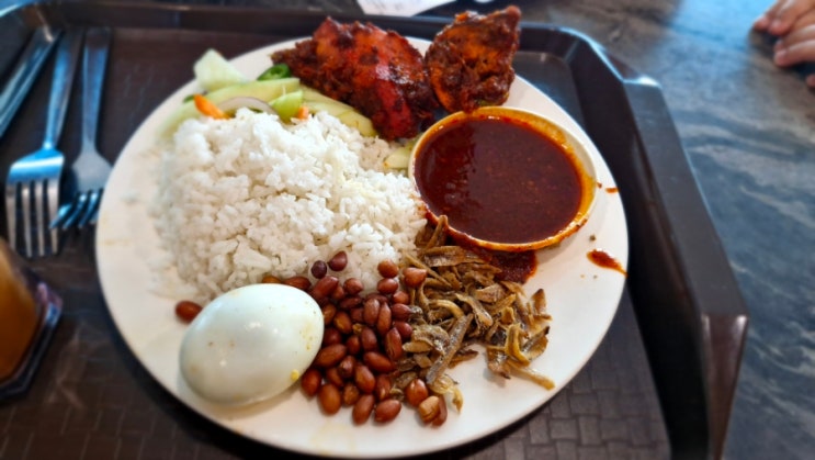 페낭 공항 맛집 나시칸다르 맛집 Nasi Kandar Line Clear에서 현지 느낌 제....