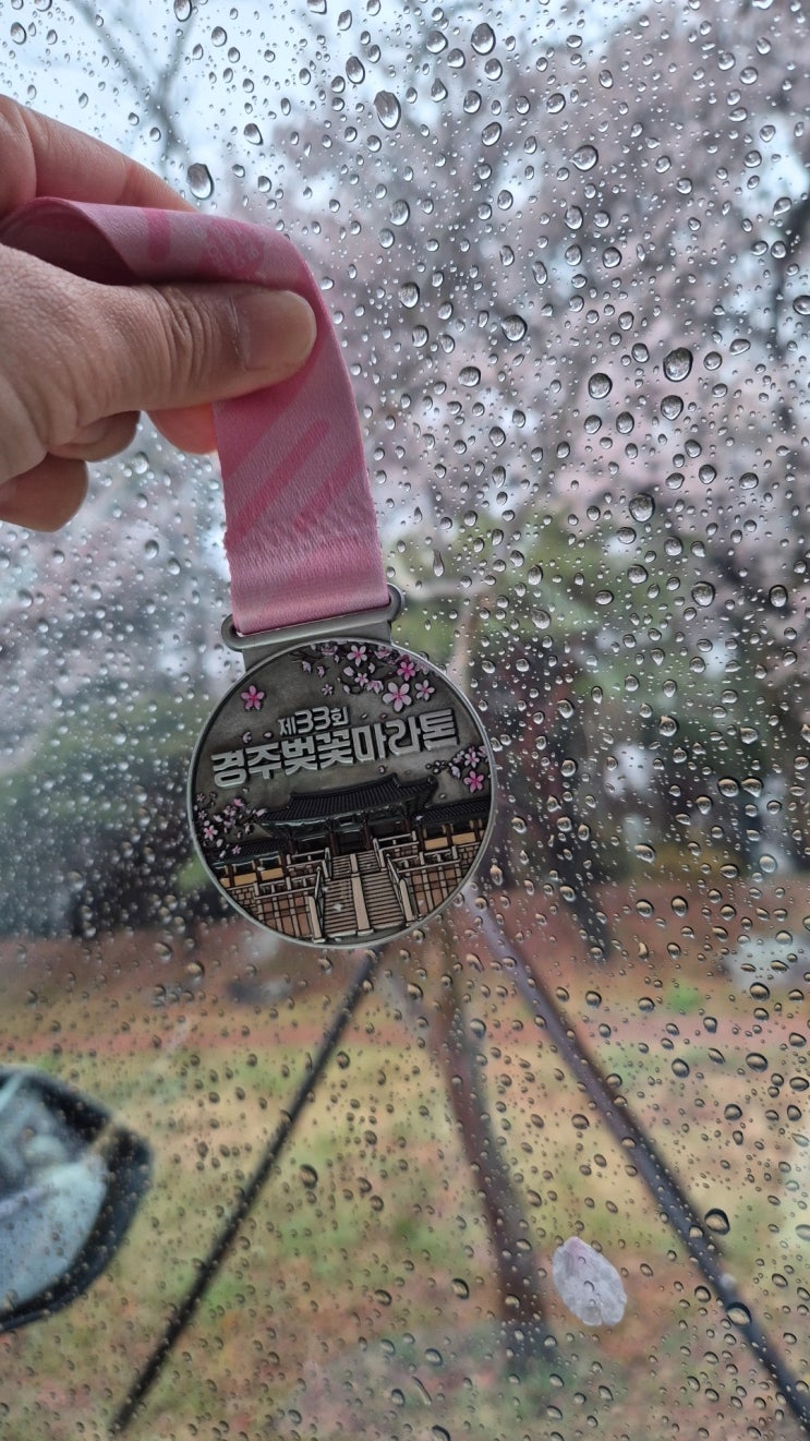 2026 경주벚꽃마라톤 우중런 후기! 주차 꿀팁 및 10km 완주 기록 (feat. 경주화백컨벤션센터)