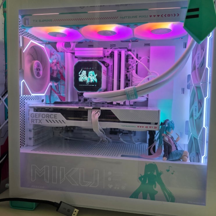 하츠네 미쿠 콜라보 PC | ASUS TUF Gaming × Hatsune Miku EDITION : 네이버 블로그