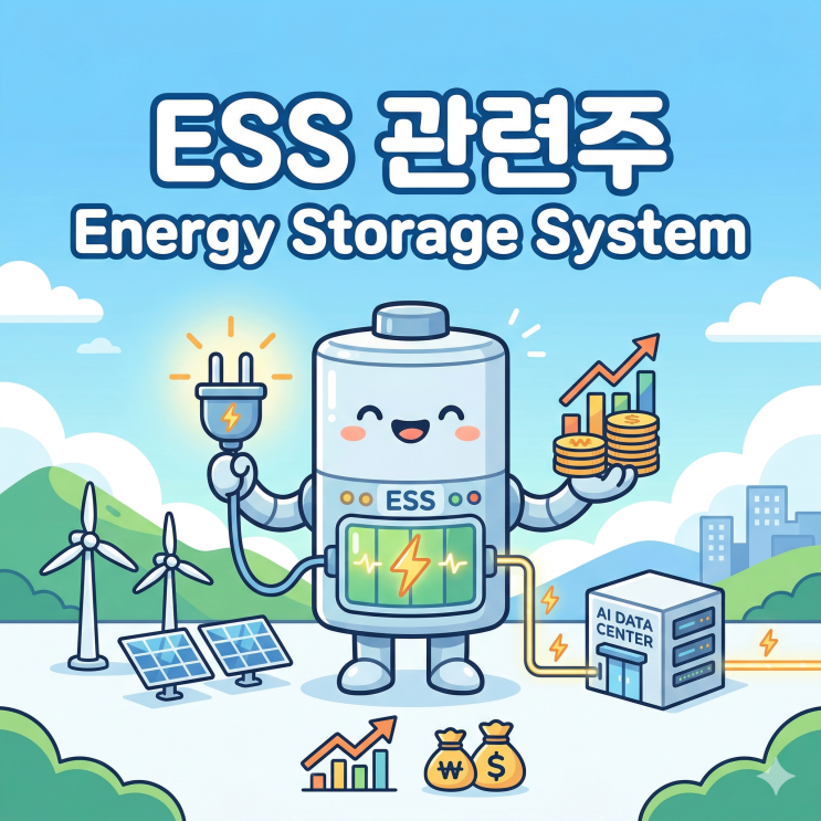 ESS 관련주, AI 전력난이 만든 새 투자 기회 완전 정리 : 네이버 블로그