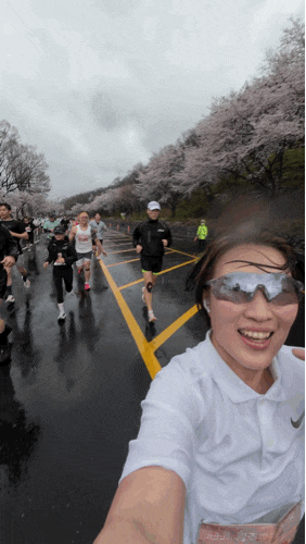 벚꽃 대신 열정을 채우다!! 육체공작소 러닝크루 제 33회 경주 벚꽃 마라톤 ‘우중런‘ 후기