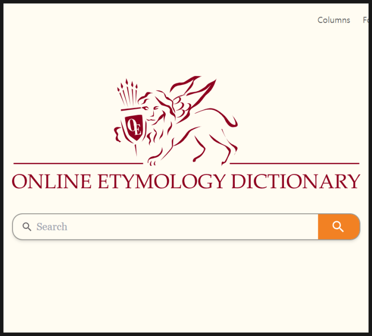 참고정보원 15분특강(65): Online Etymology Dictionary : 네이버 블로그