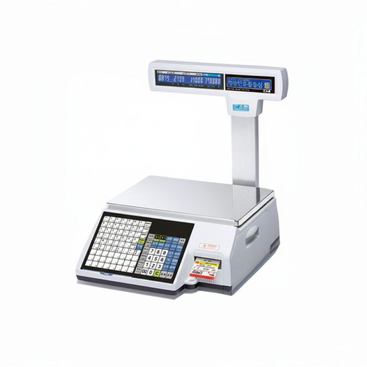 카스 이력제표시 라벨 프린터저울 CL-5500 (구매문의: 서주사이언스 02-2666-7734) : 네이버 블로그
