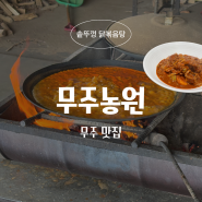 [무주 여행 맛집] 드디어 가봤다! 솥뚜껑 닭볶음탕 끝판왕 '무주농원'