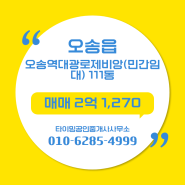 충청북도 청주시 흥덕구 오송읍 타이밍공인중개사사무소 실매물 아파트 매매