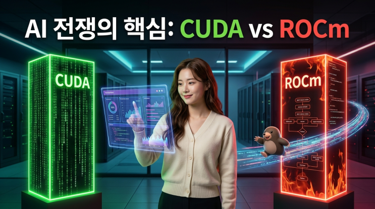 [AI 기술 분석] NVIDIA 'CUDA' vs AMD 'ROCm': AI 그래픽 카드 전쟁의 진짜 주인공은? : 네이버 블로그