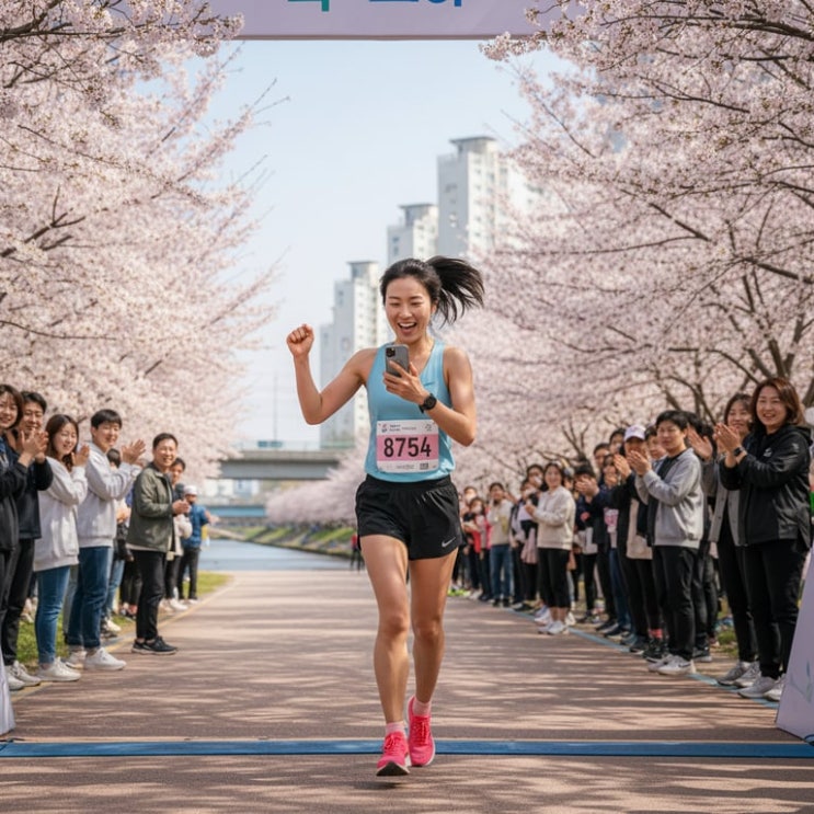 2026 안양천 벚꽃 마라톤 기록조회 벚꽃 달린 내 순위는 몇등?