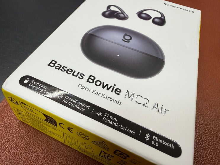 베이스어스 베이서스 Bowie MC2 Air 이어 클립 귀찌 모양 오픈형 이어폰 생각보다 쓸만한 듯
