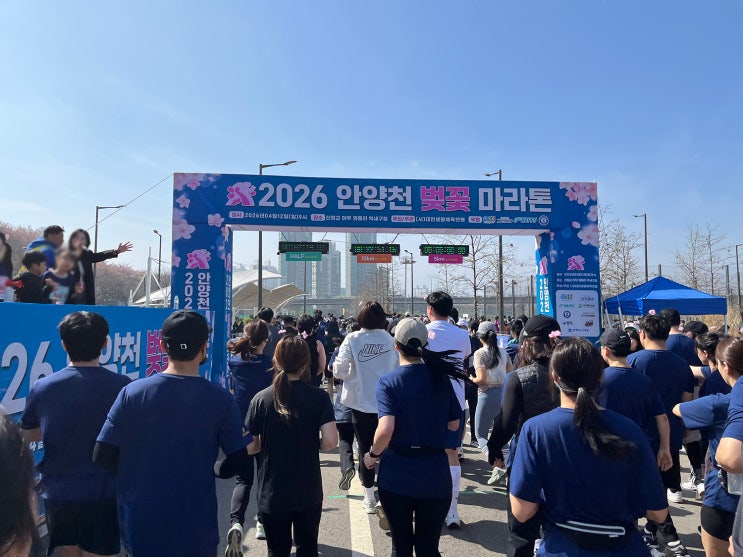 2026 안양천 벚꽃 마라톤 10km 후기