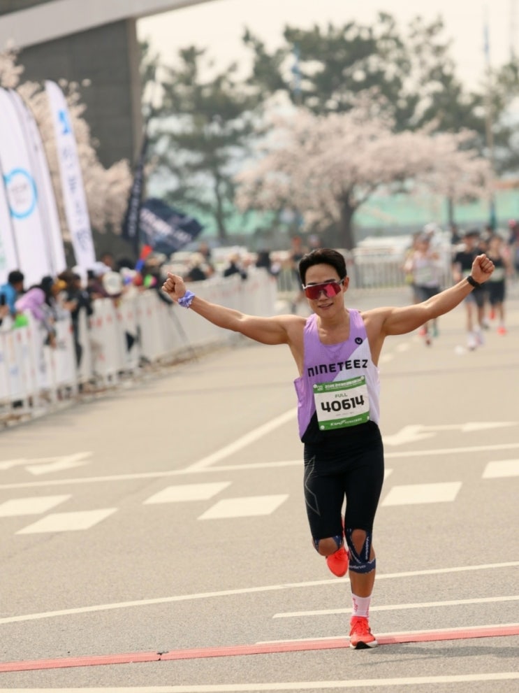 🌸2026 군산새만금마라톤 풀코스 후기, 벚꽃길에서 싱글 찍었다🌸