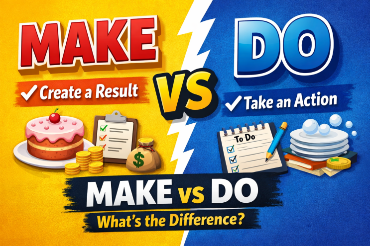 영어 make vs do 차이 한 번에 끝내기 (한국인이 가장 많이 틀리는 표현) : 네이버 블로그