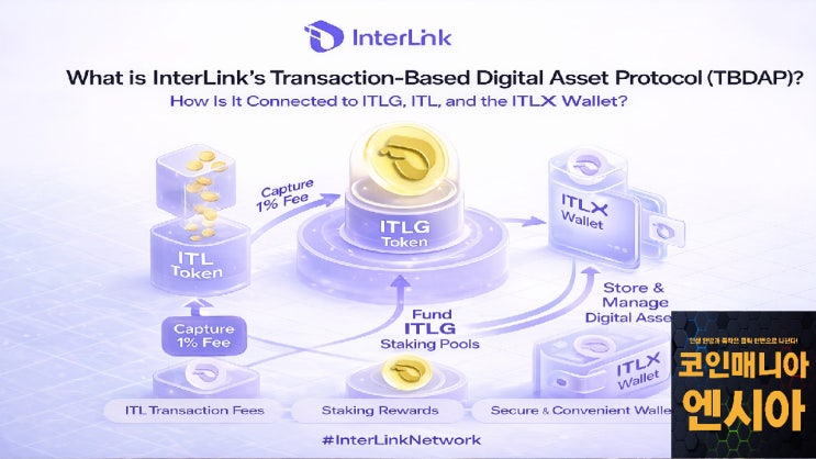 인터링크의 거래기반 디지털자산 프로토콜(TBDAP)란? ITLG, ITL 그리고 ITLX 월렛과는 어떻게 연결되나? : 네이버 블로그