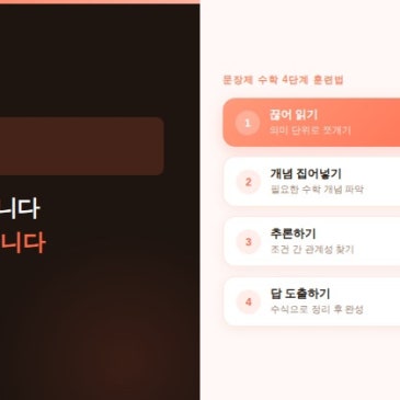 우리 아이가 문제를 제대로 안 읽는 진짜 이유 [목동수학학원] RSS 대표 이미지