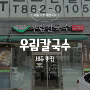 [세종 장군면 맛집] 우림칼국수 세종장군점 : 시원한 국물의 정석, 튀김만두는 무조건 필수!