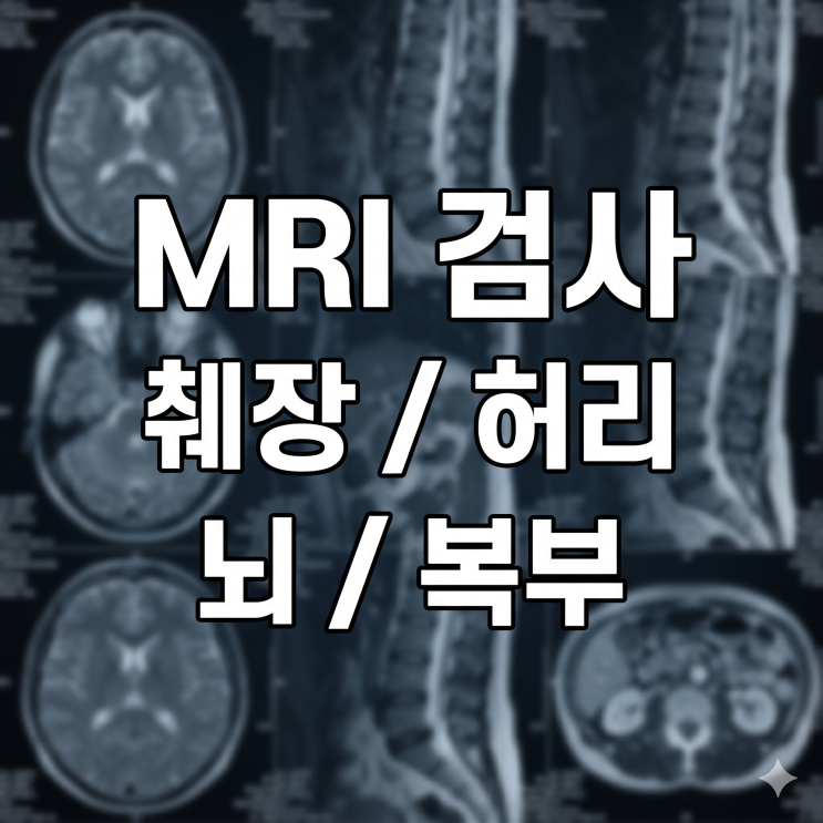 MRI 검사(췌장/허리/뇌/복부), 내원 전 금식 소요시간 과정 정리 : 네이버 블로그