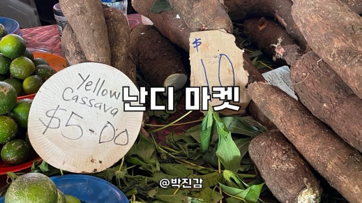 피지 난디 마켓 로컬 시장 여행 Nadi Market
