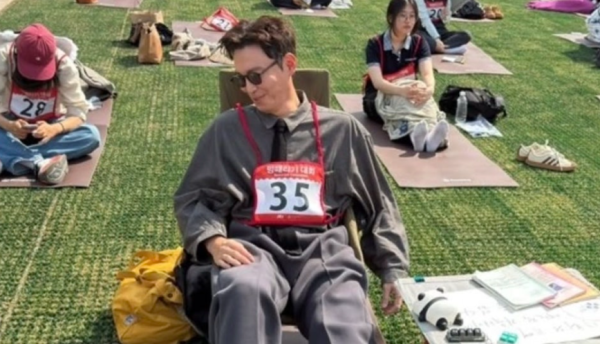 최원영, 광화문 멍때리기 대회 2위 "초반 심박수 높았지만 결국 안정"