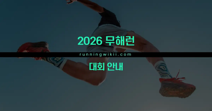 2026 무해런 직접 다녀온 후기 쓰레기 없는 마라톤의 모든 것