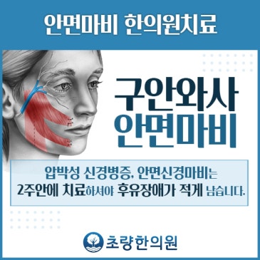부산동구 초량한의원 안면신경마비 구안와사의 다양한 원인