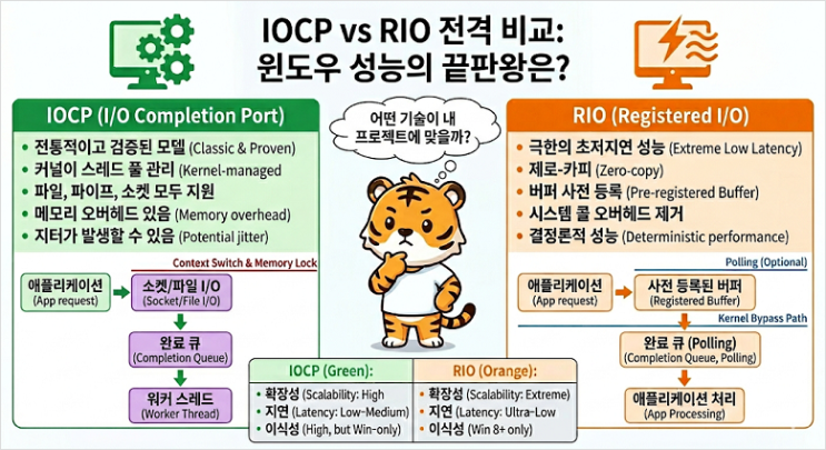 IOCP(I/O Completion Ports)와 RIO(Registered I/O)에 대하여 : 네이버 블로그