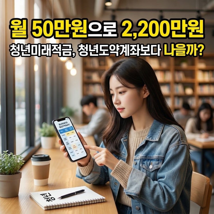 월 50만원으로 2,200만원 청년미래적금, 청년도약계좌보다 나을까? : 네이버 블로그
