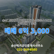 새솔동 매매 6억 3,000 - 송산럭키공인중개사사무소
