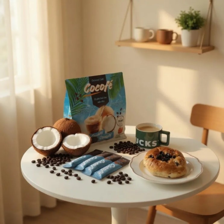 [혠님공구] 베트남 커피 1등! 여행의 추억을 집으로, '코코페(COCOFE)' 코코넛 커피! 이마트 입점 & 락슈거의 마법 ...
