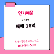 도안동 매매 매물정보