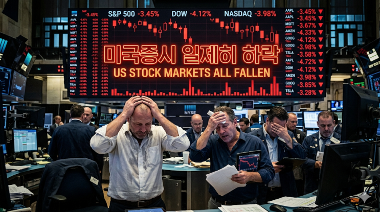 [미국증시 브리핑] 4월 22일(수) 시황: 유가 5.8% 폭등의 나비효과, 뉴욕 3대 지수 하락 원인 및 국내 증시 완벽 대응 ...