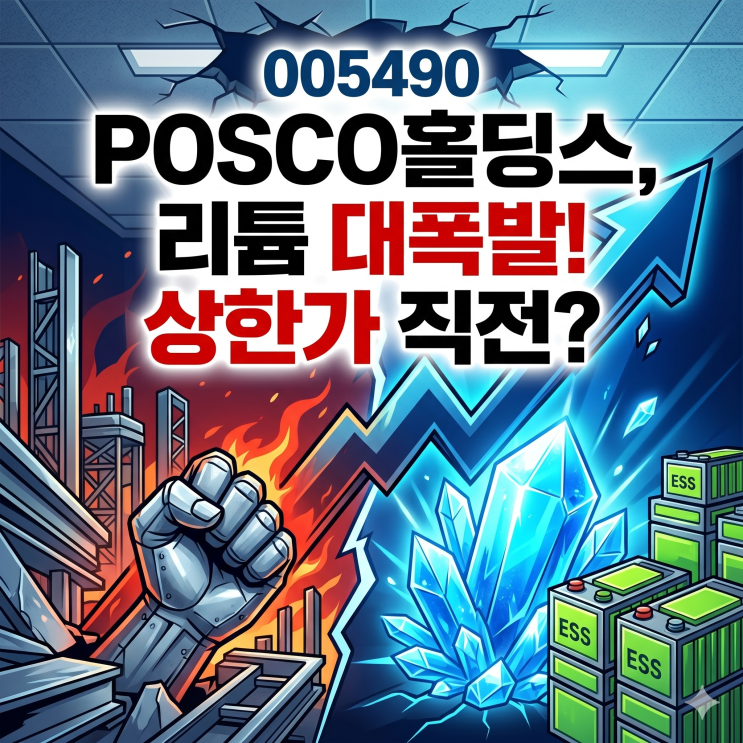 POSCO홀딩스, 2026 리튬 쇼크 온다! 역대급 폭등 직전? (005490) : 네이버 블로그