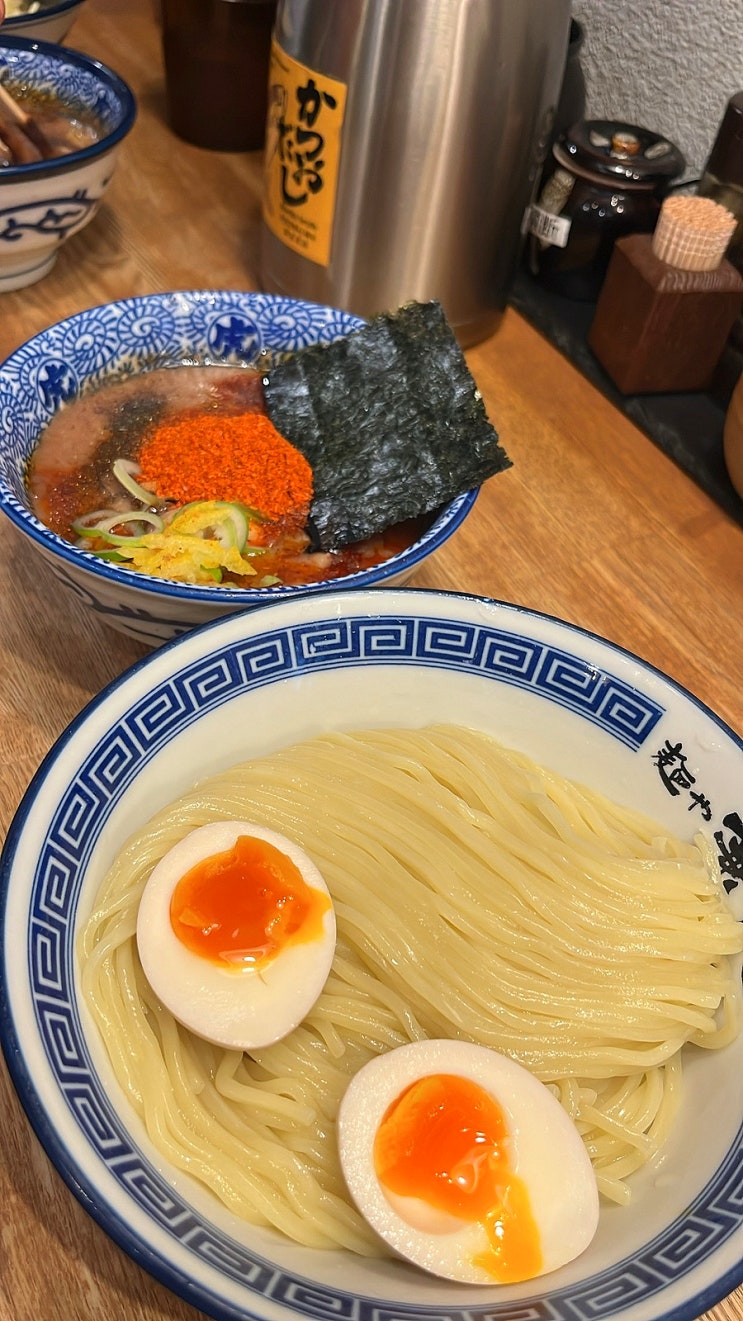 [일본/후쿠오카텐진]츠케멘 맛집 멘야카네토라 텐진본점 내돈내산 ....