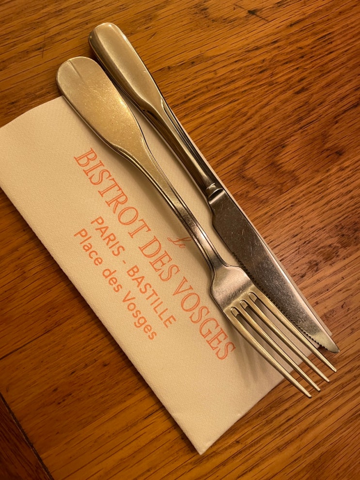 [파리 맛집] Bistrot des Vosges 후기 (양파수프, 오리콩피, 알리곳)