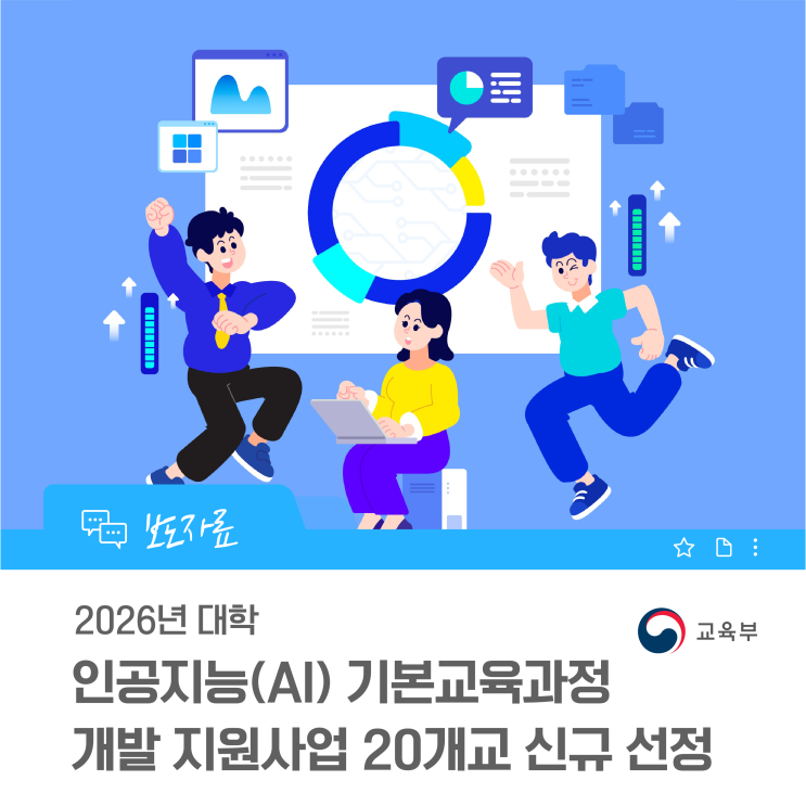 2026년 대학 인공지능 기본교육과정 지원사업 안내 이미지