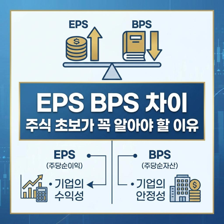 EPS, BPS 차이 주식 초보가 꼭 알아야 할 이유 : 네이버 블로그