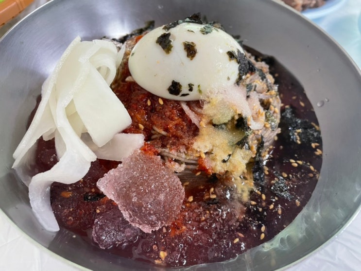 [강원 고성] 오리지널 순메밀 100% 막국수&수육ㅣ산북소나무막국수 ....