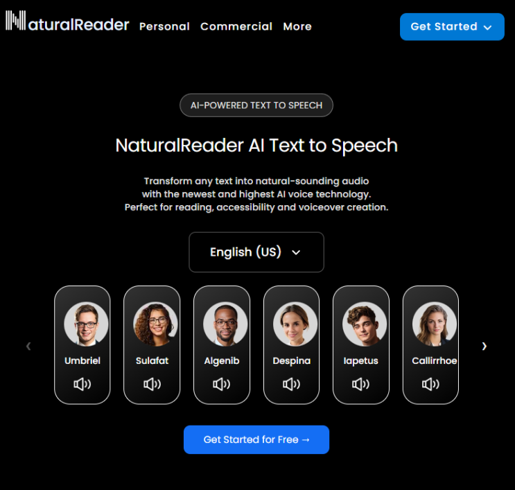 'NaturalReader' 네츄럴 리더, Ai 보이스로 영어 텍스트 읽어주는 무료 리딩 사이트 : 네이버 블로그