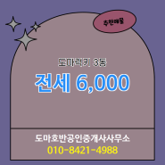 대전시 서구 도마동 도마호반공인중개사사무소 실매물 아파트 전세