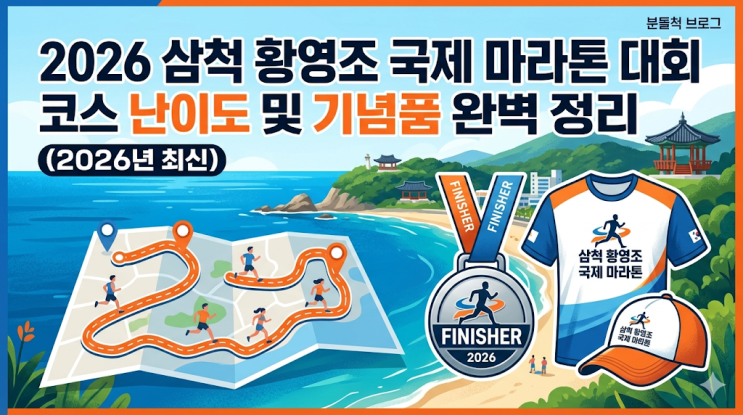 2026 삼척 황영조 국제 마라톤 대회 코스 난이도 및 기념품 완벽 정리 (2026년 최신)