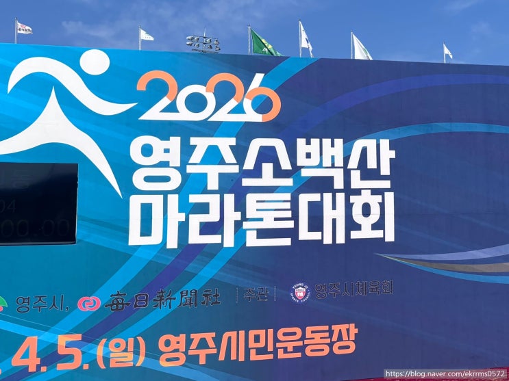 2026 영주 소백산마라톤 대회, 5살 아이와 함께 참가한 후기