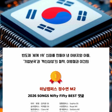 2026.04.29 DYB 송오현의 ‘SONGS Nifty Fifty’ [17] 베스트댓글 : 반도체 ‘세계 1위’ 신화, ‘기업보국’과 ‘혁신삼성’의 철학, 이병철과 이건희 RSS 대표 이미지