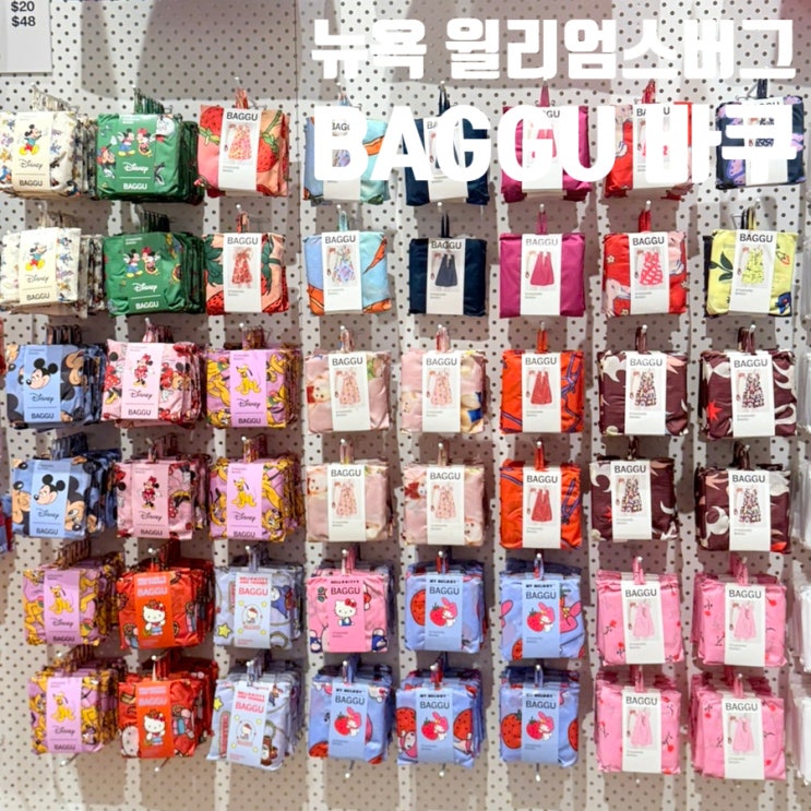 뉴욕 윌리엄스버그 쇼핑 BAGGU 바쿠 가방 선물