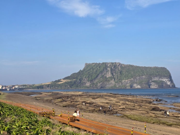 광치기해변 사진 명소에서 성산일출봉 찍어보기