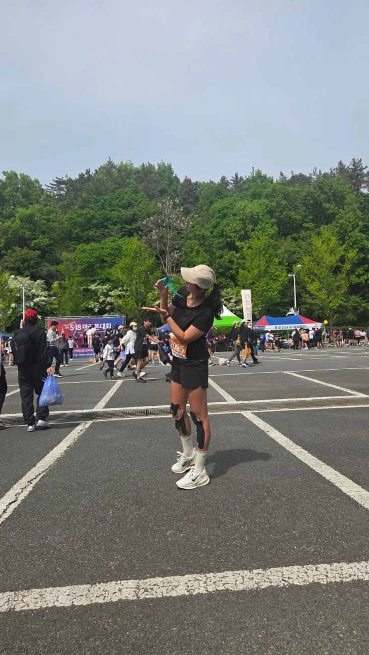 런린이 두번째 10km 완주 (광주518마라톤)
