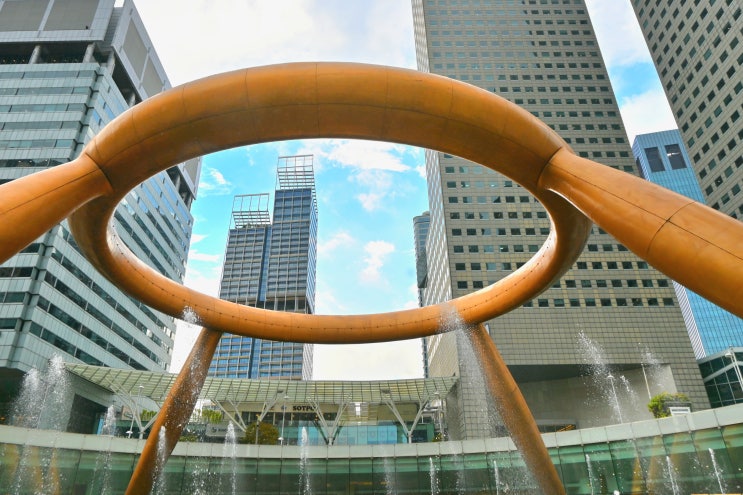 싱가포르 SUNTEC CITY 부의 분수 Fountain of Wealth