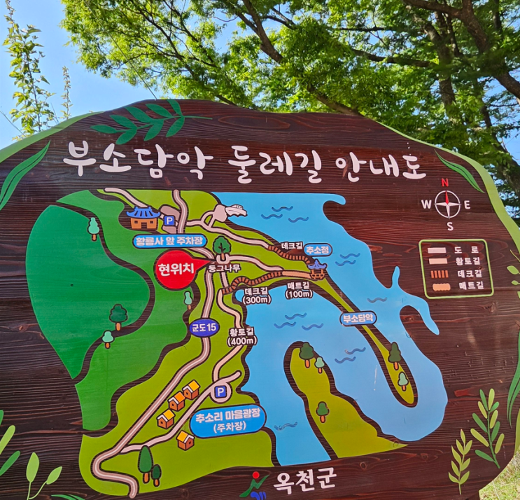 [대전 인근 가볼만한곳] 옥천의 부소담악 산책 후기 (주차/코스)