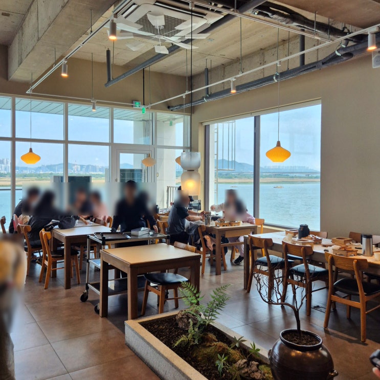 [명지 해솥] 부산 낙동강 뷰 갈미조개 솥밥 맛집, 줄을 서시오~